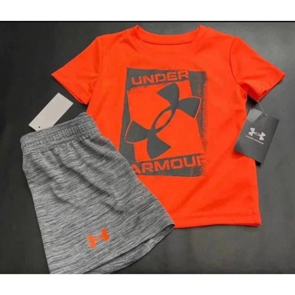 NWT Under Armour Athletic Set Baby Boys Size 12M
